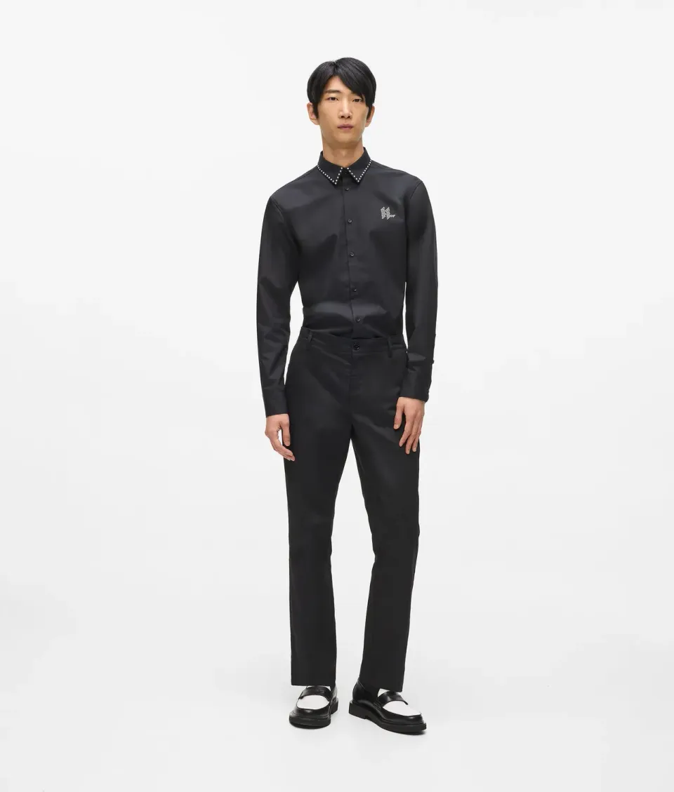 Karl Lagerfeld Classic Chino Hose Baumwolle elastisch