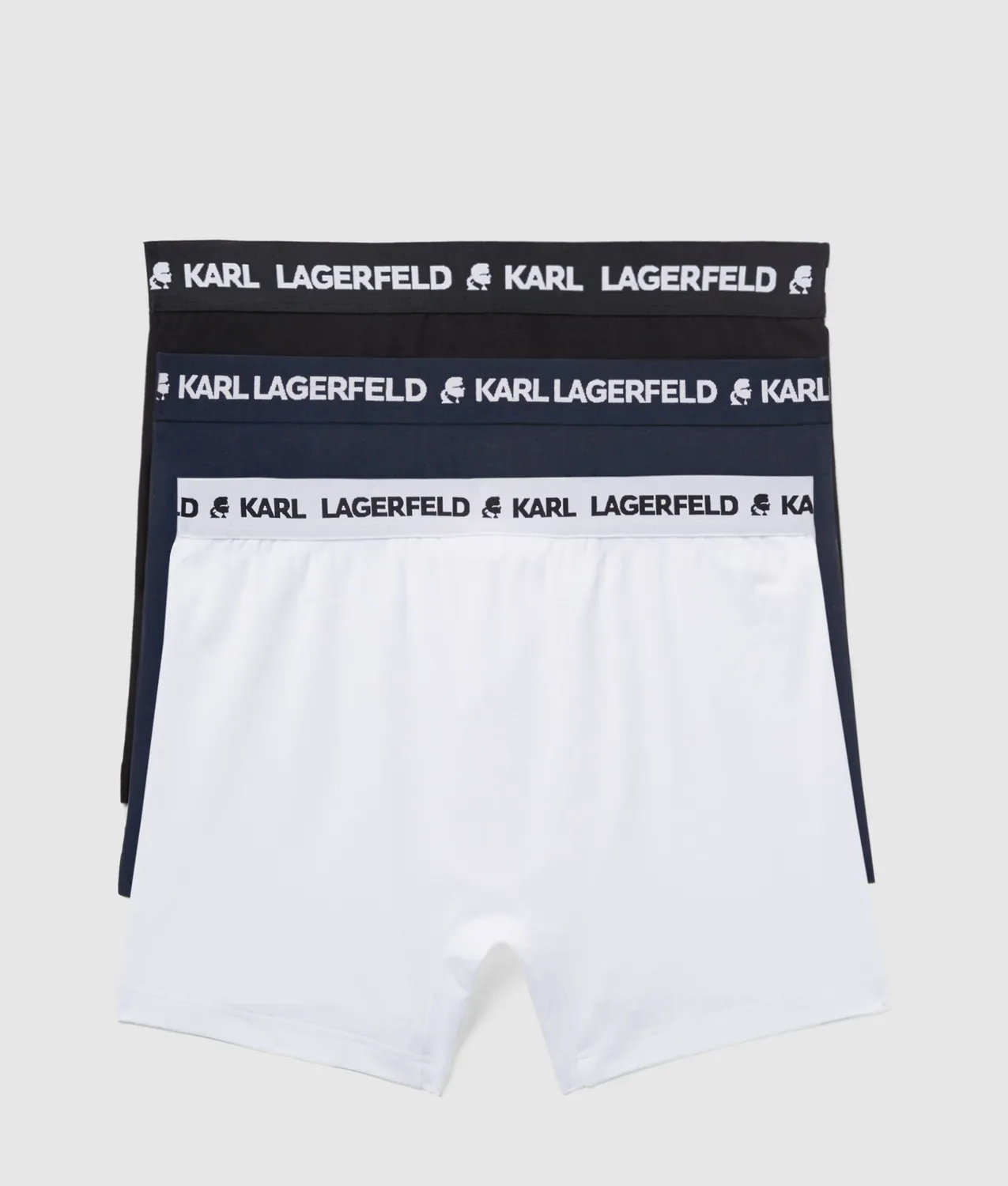 Karl Lagerfeld Logo Trunks 3er-Pack Gr. XS-XL Bio-Baumwolle