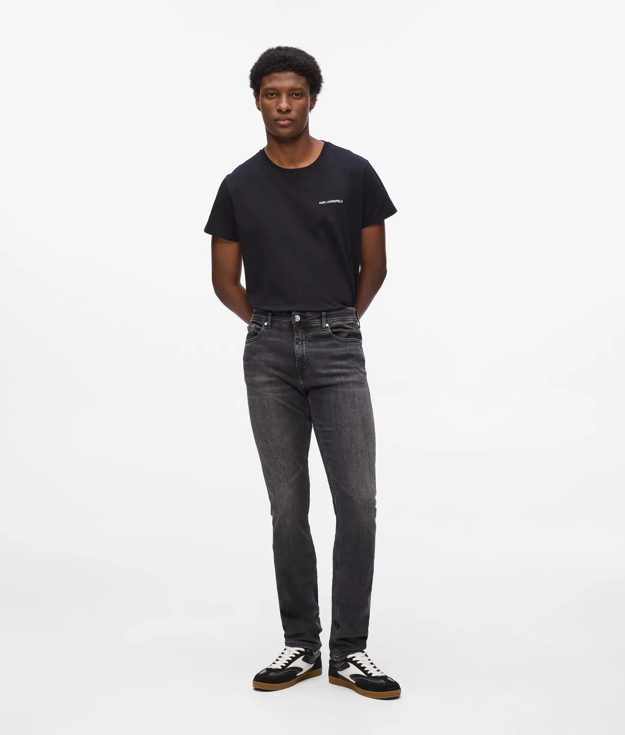 Karl Lagerfeld Classic 5-Pocket Jeans dunkelblau