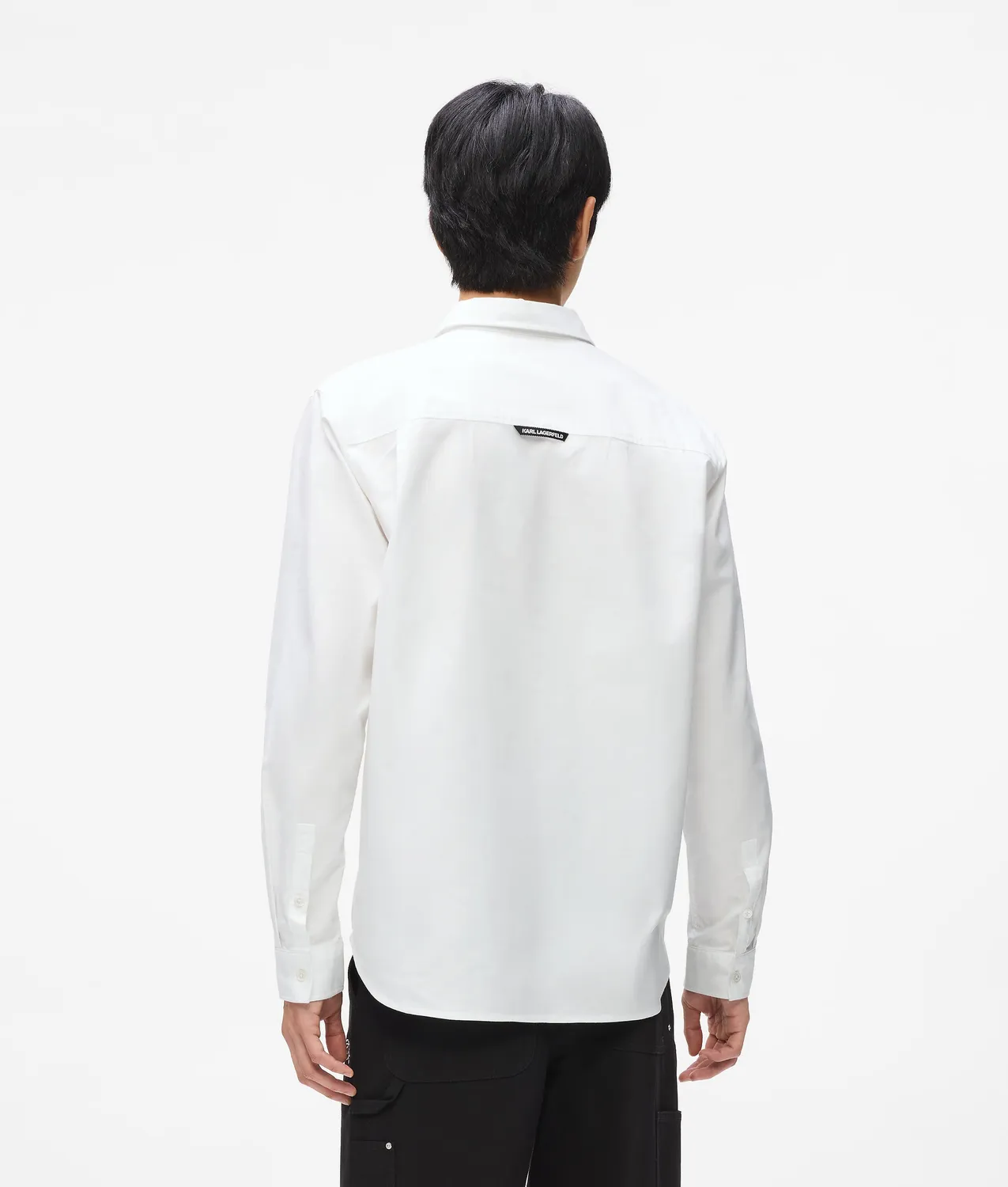 Karl Lagerfeld Ikon Sketch Hemd Baumwolle