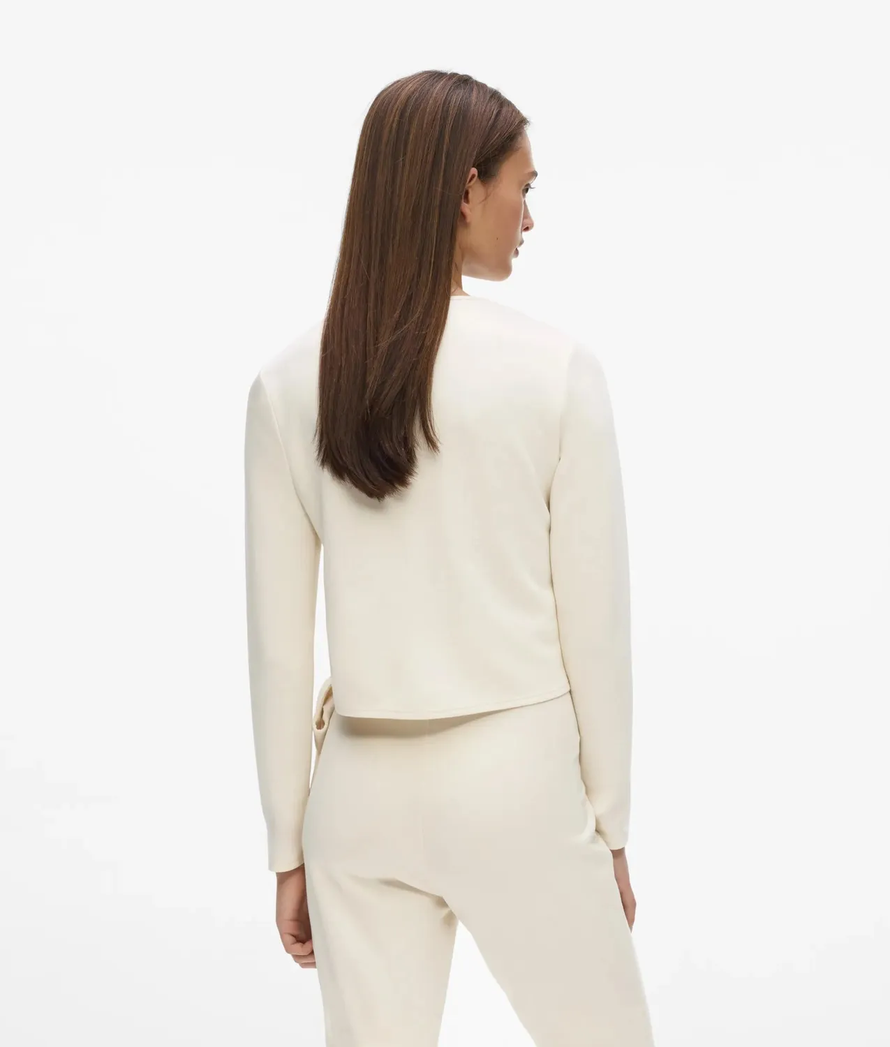 Karl Lagerfeld Loungewear Wickeltop Langarm