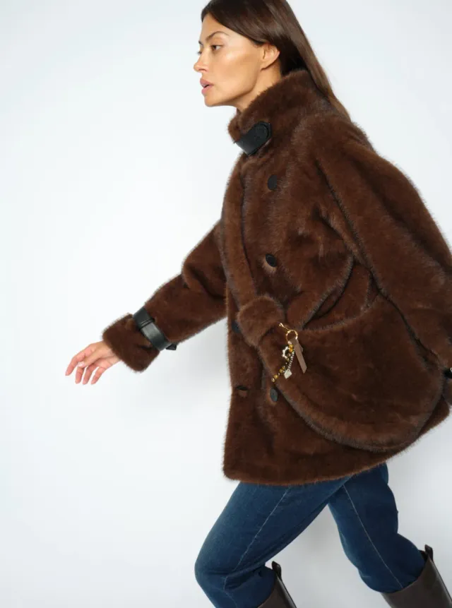 Mos Mosh MMCia Faux Fur Tasche Delicioso Plüsch