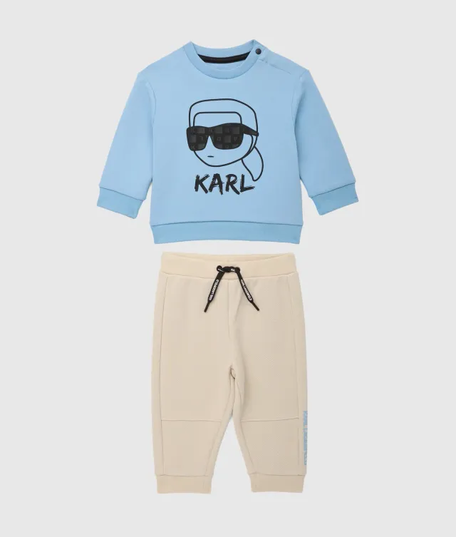 Karl Lagerfeld Ikon Karl Sweatsuit Jungen 2-teilig
