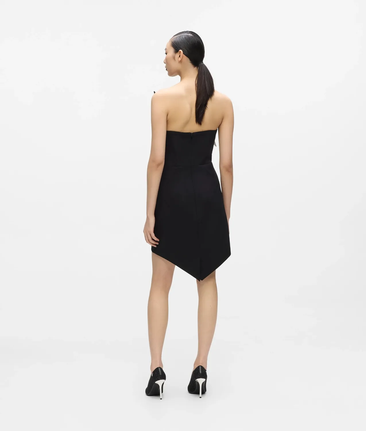 Karl Lagerfeld KL Studio Kleid asymmetrisch Wolle