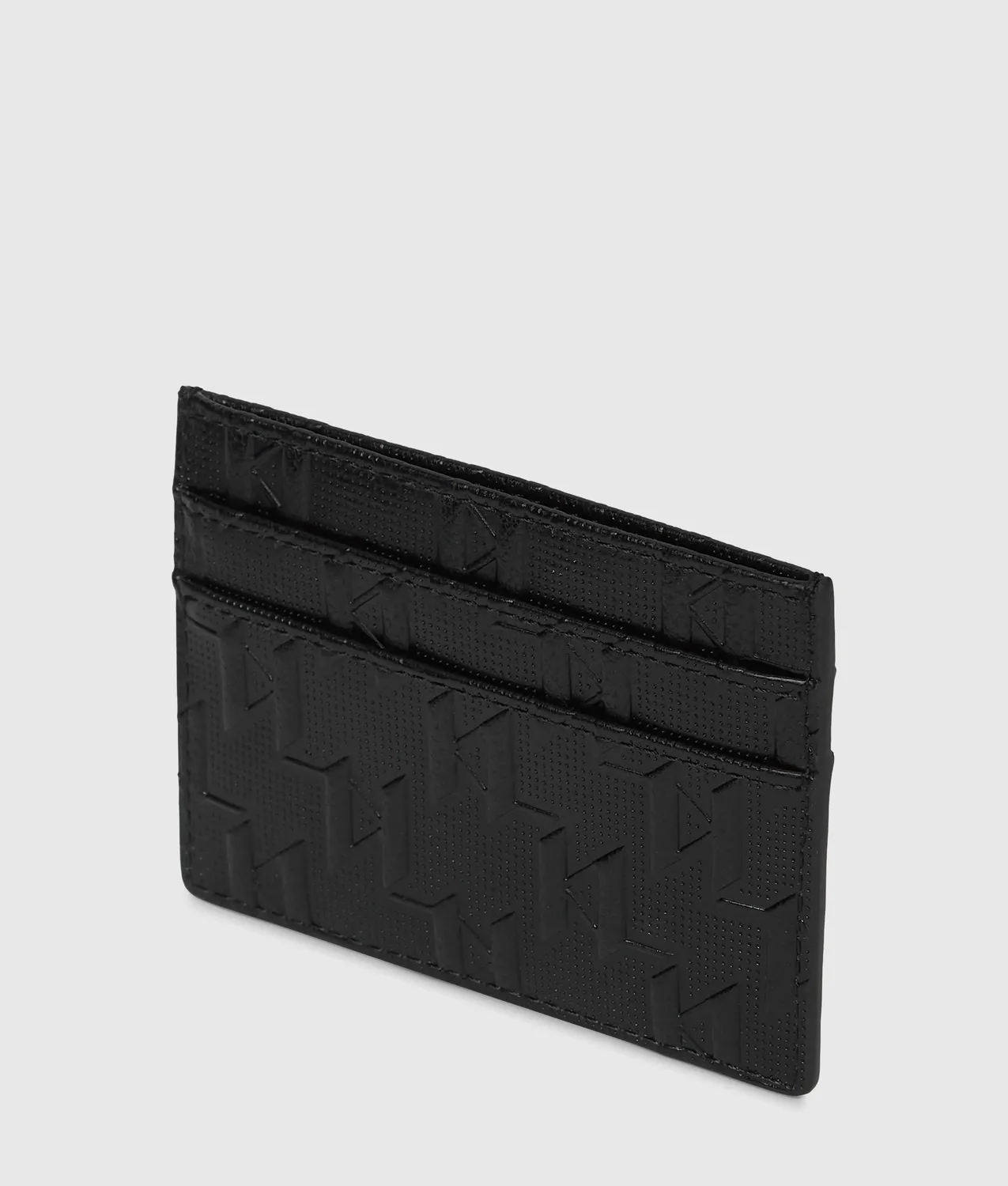 Karl Lagerfeld K/Monogram Kartenetui perforiert One Size