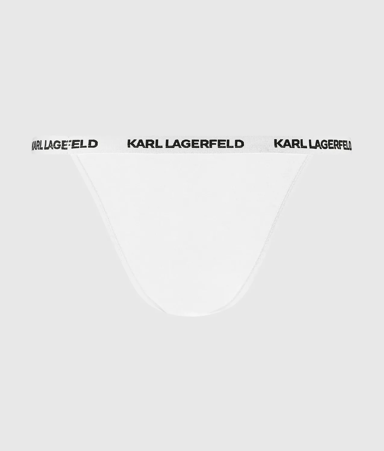 Karl Lagerfeld Logo Brazilian Slip Baumwolle 3er-Pack schwarz