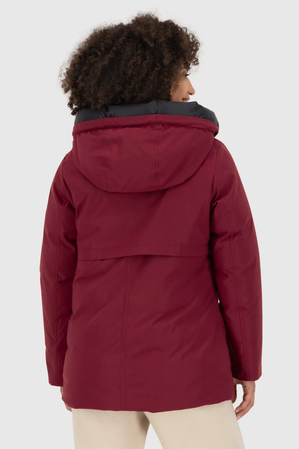 Alife & Kickin CicelyAK A Winterjacke Dunkelrot tailliert