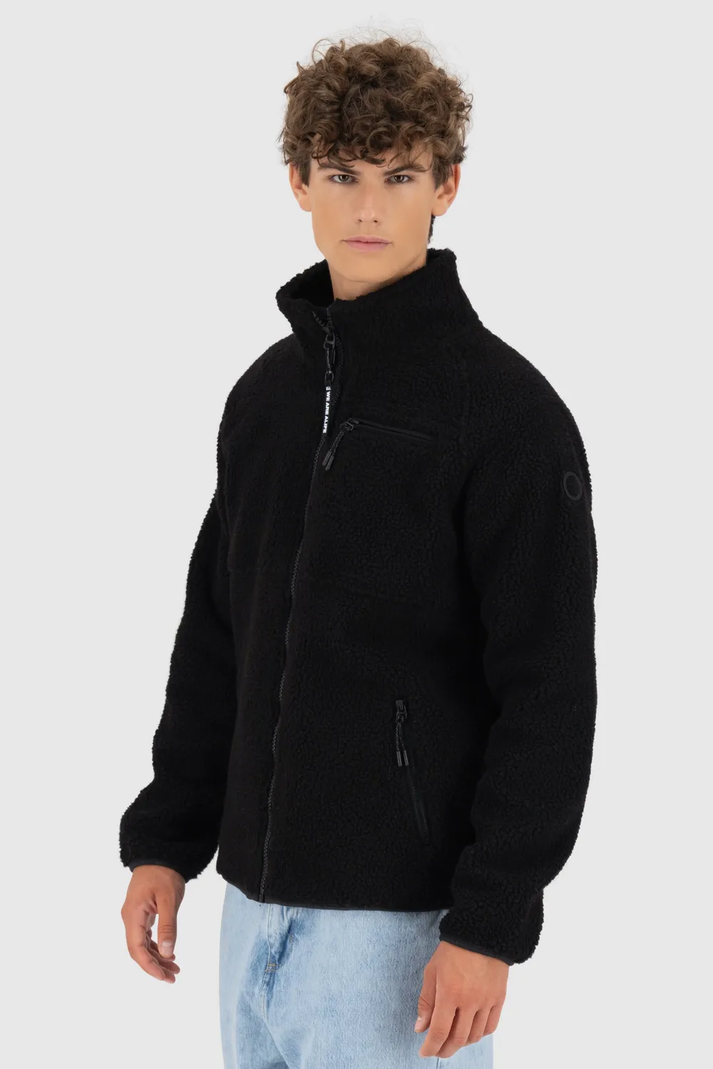 Alife & Kickin RocAK G Teddy Jacke Schwarz Gr. L warm