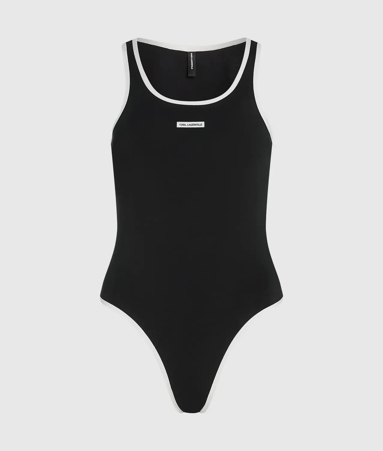 Karl Lagerfeld Monochrome Thong Body Cut-Outs