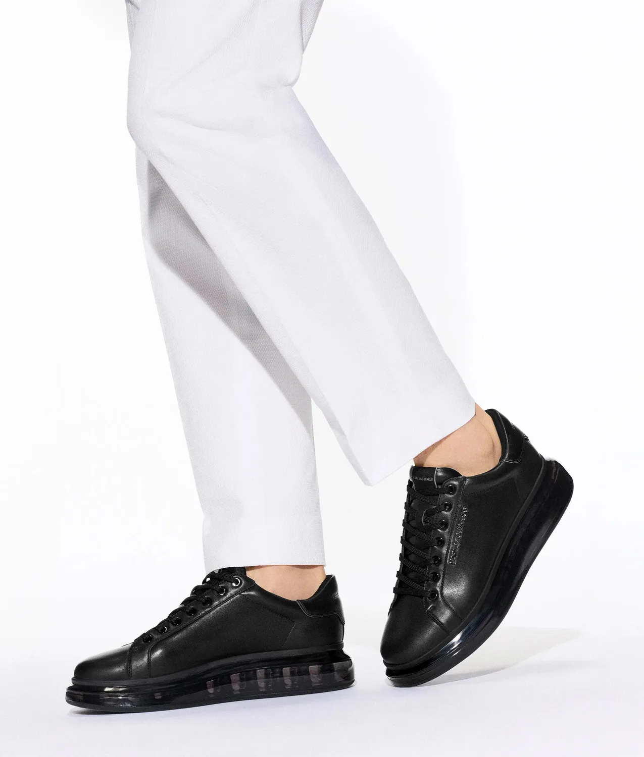 Karl Lagerfeld Kapri Kushion Sneaker Leder Metallic