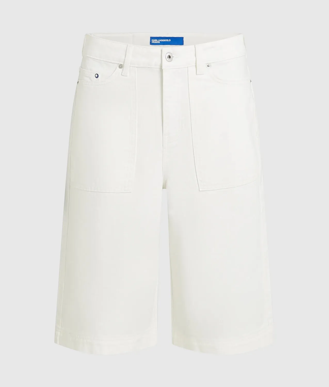 Karl Lagerfeld KL Jeans Bermuda Shorts Denim weiß