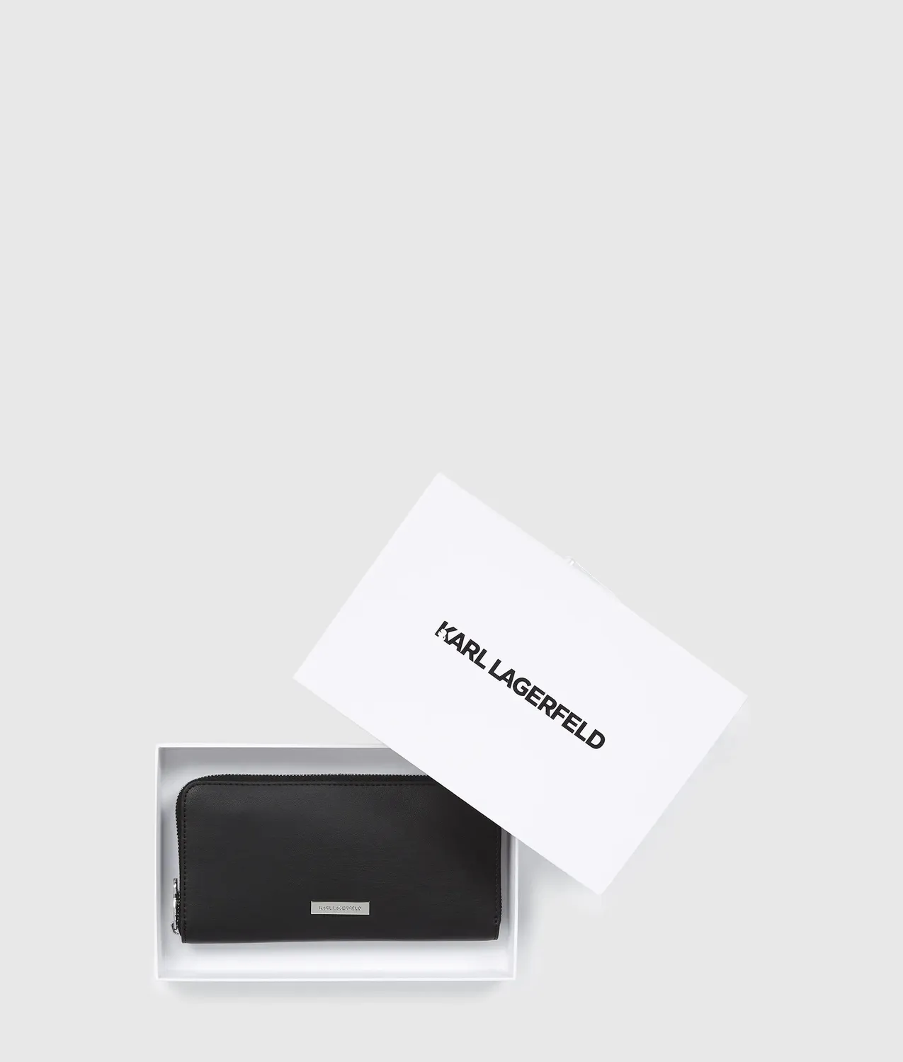 Karl Lagerfeld Ikon Continental Wallet glatt One Size