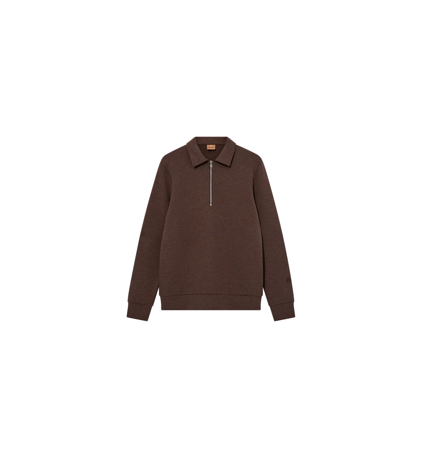 Mos Mosh MMGabel Zip Polo Sweatshirt navy regular