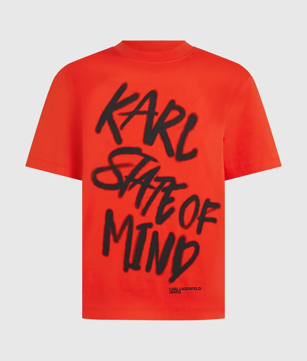Karl Lagerfeld KL Jeans Quote T-Shirt Regular Fit Grafik