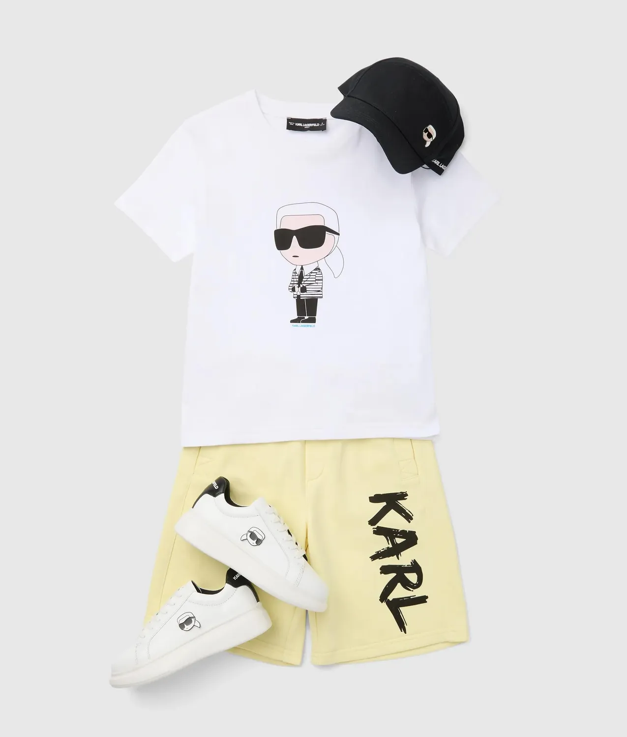 Karl Lagerfeld Boys Graffiti Shorts Bermuda Baumwolle