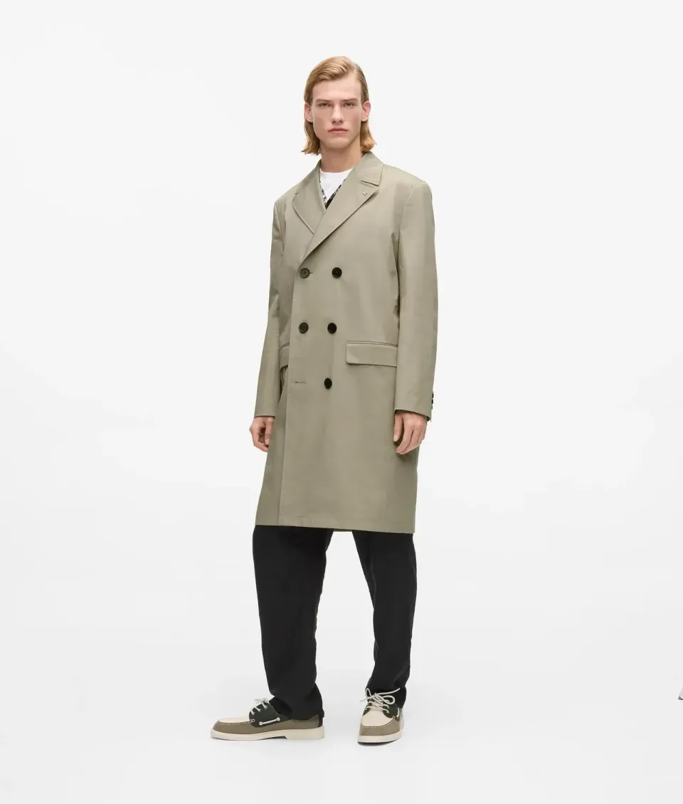 Karl Lagerfeld Double Breasted Mantel Zweireiher