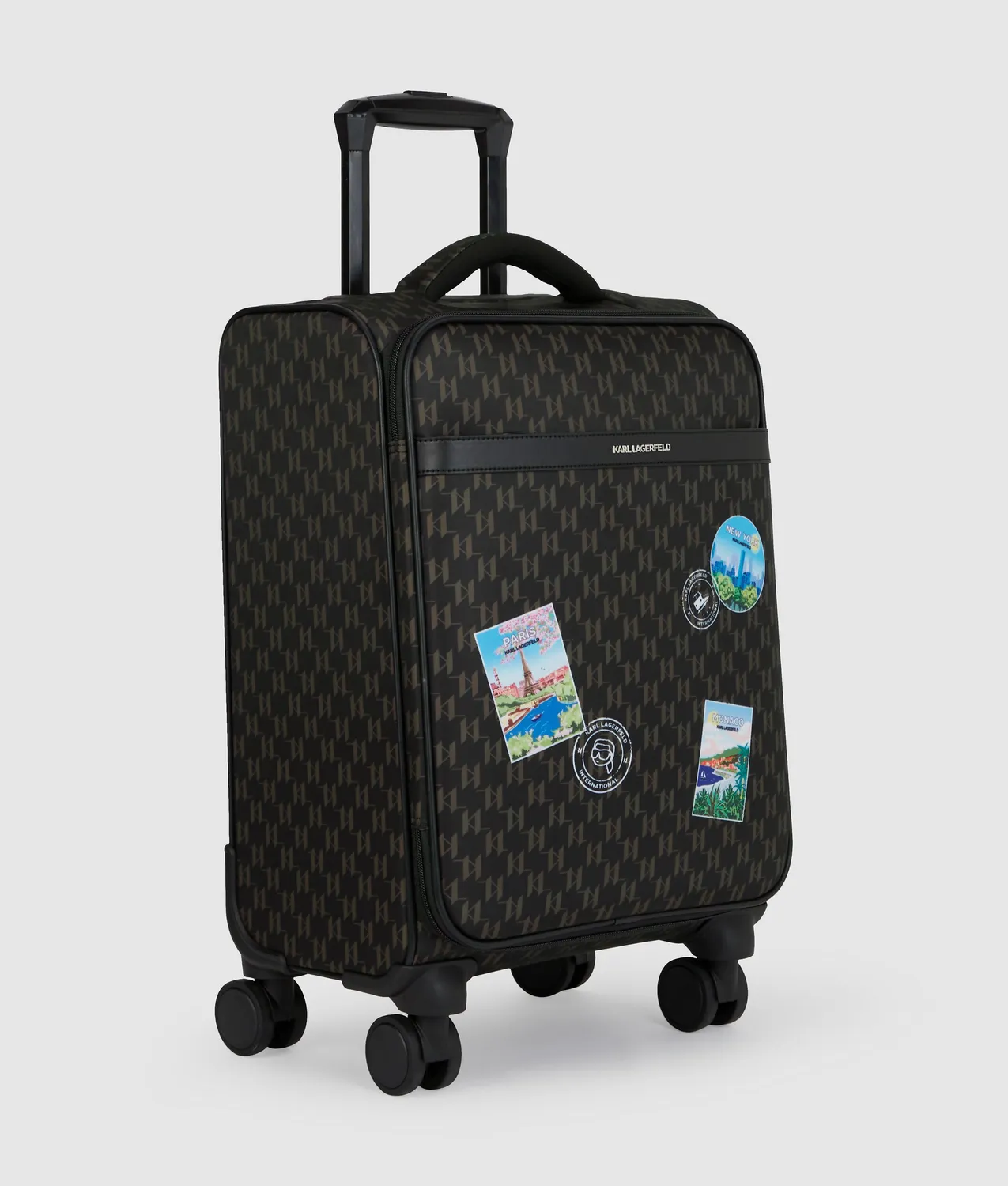 Karl Lagerfeld Ikon Monogram Trolley Koffer One Size Handgepäck