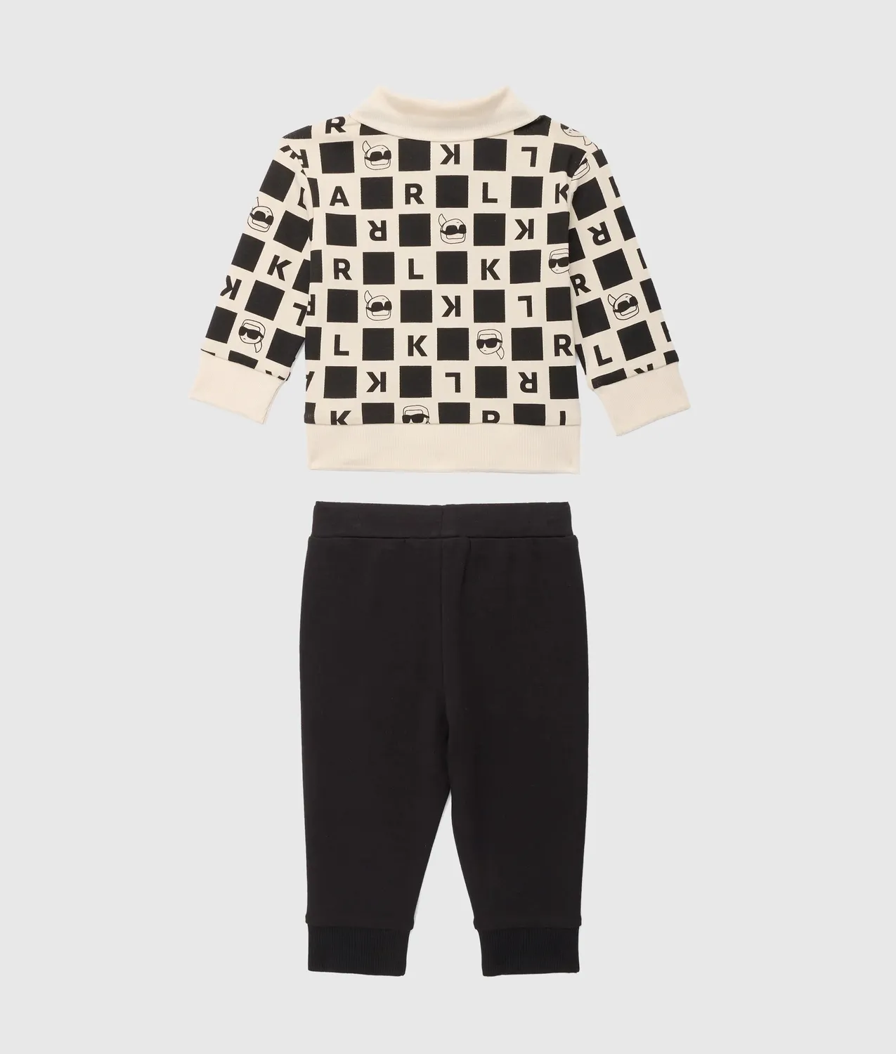 Karl Lagerfeld Kinder Polo Set Baumwolle Print 2-teilig