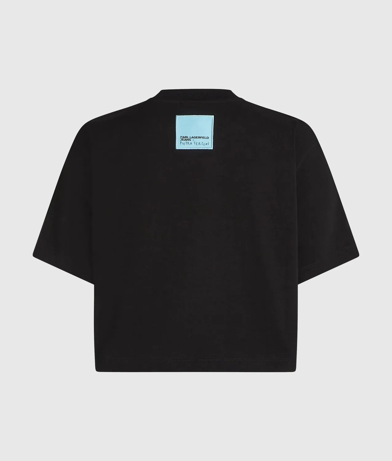 Karl Lagerfeld KLJ Pietro Terzini T-Shirt cropped weiß