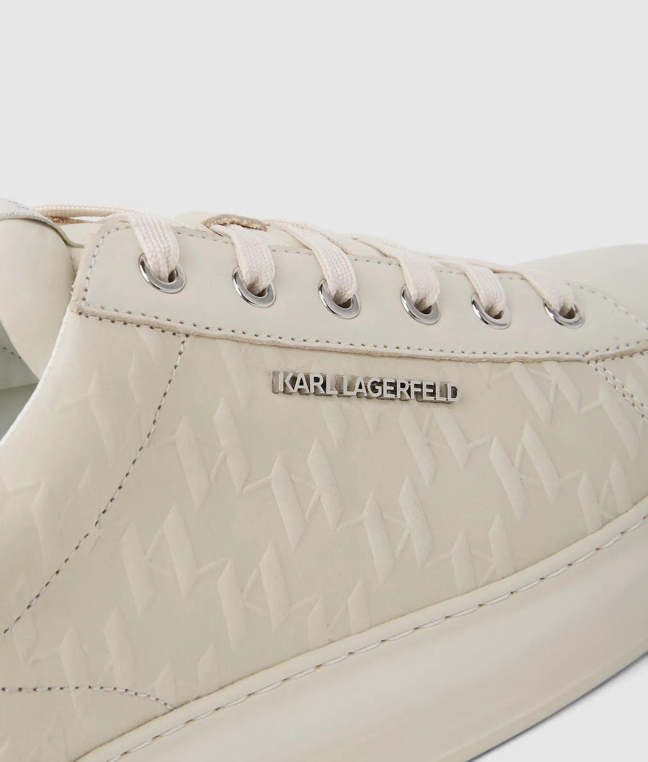 Karl Lagerfeld Kapri Monogram Sneaker Nubuk Herren