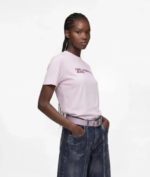 Karl Lagerfeld KL Jeans Logo T-Shirt Bio-Baumwolle