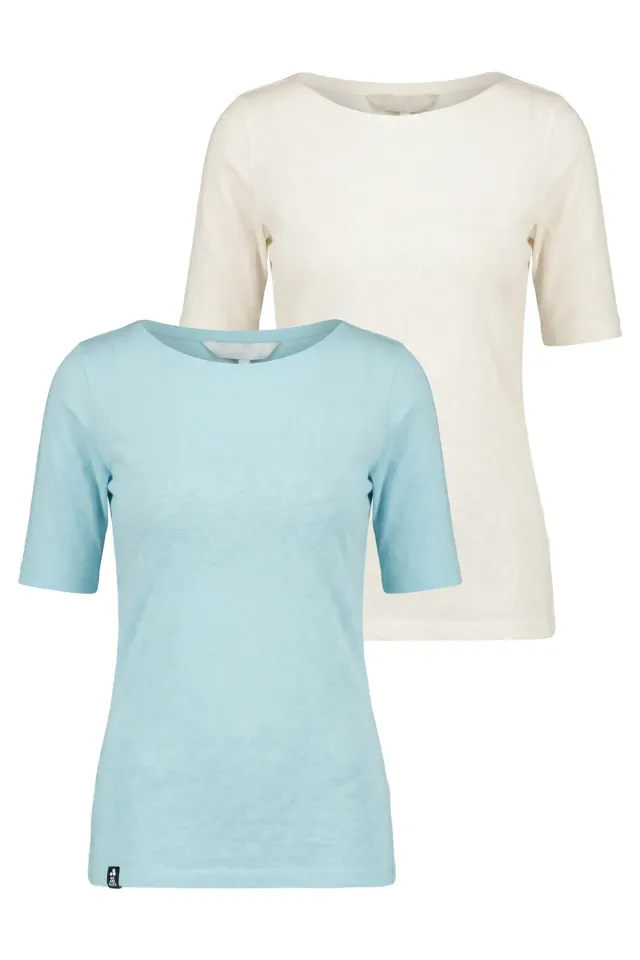 Alife & Kickin HildeAK A T-Shirt hellblau 2er Damen Bio