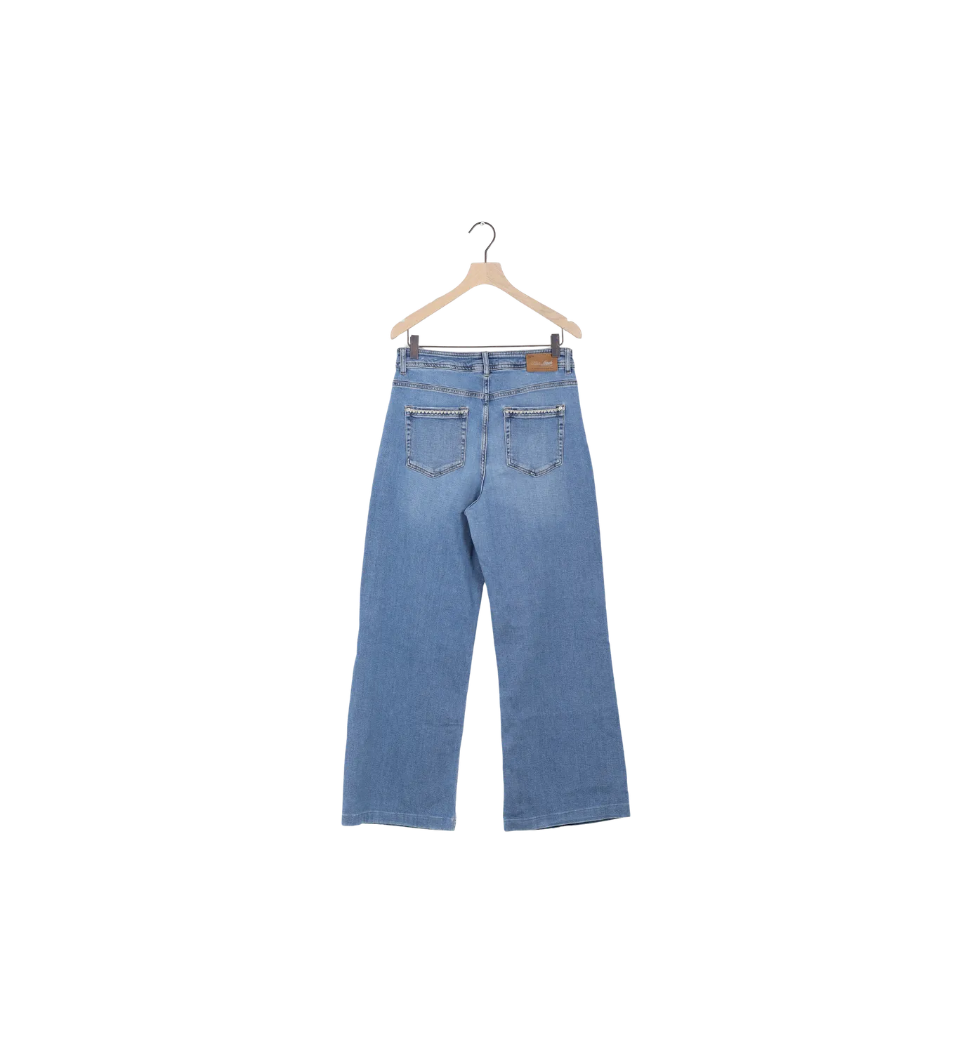 Mos Mosh MMDara Shane Jeans Wide Leg Mid Blue 32 Secondhand