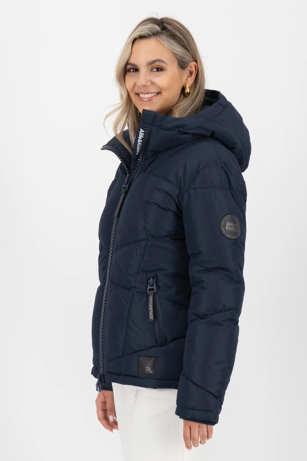 Alife & Kickin KasandraAK A Steppjacke Dunkelblau Winter