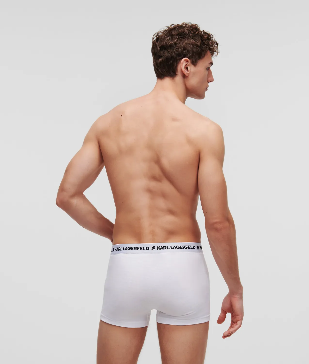 Karl Lagerfeld Logo Trunks 3-Pack Herren Bio-Baumwolle
