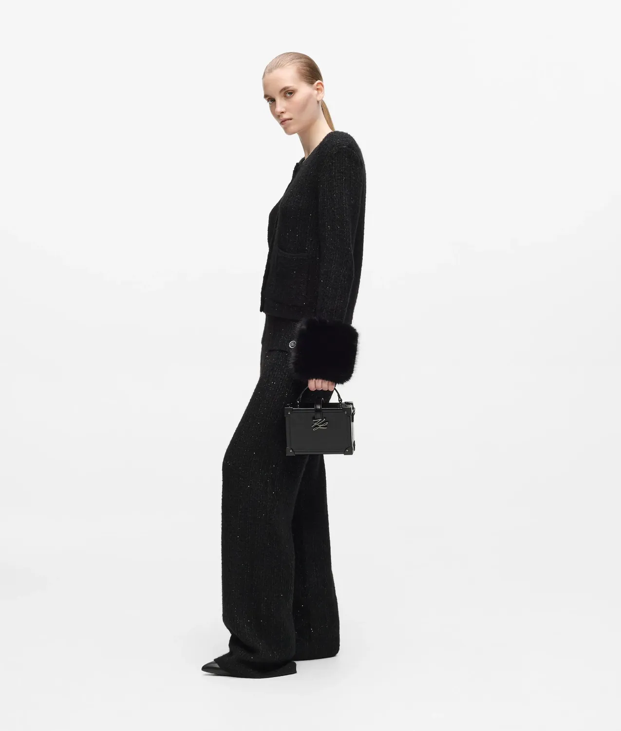 Karl Lagerfeld K/Autograph Tasche Leder klein