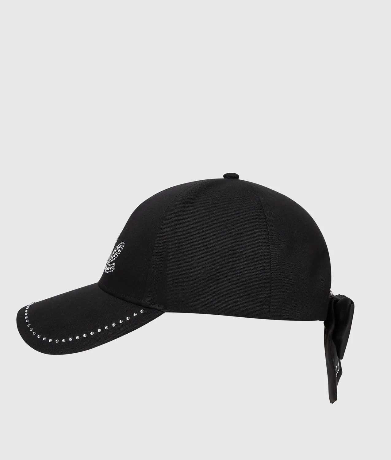 Karl Lagerfeld K/Signature Cap One Size Strass Schleife