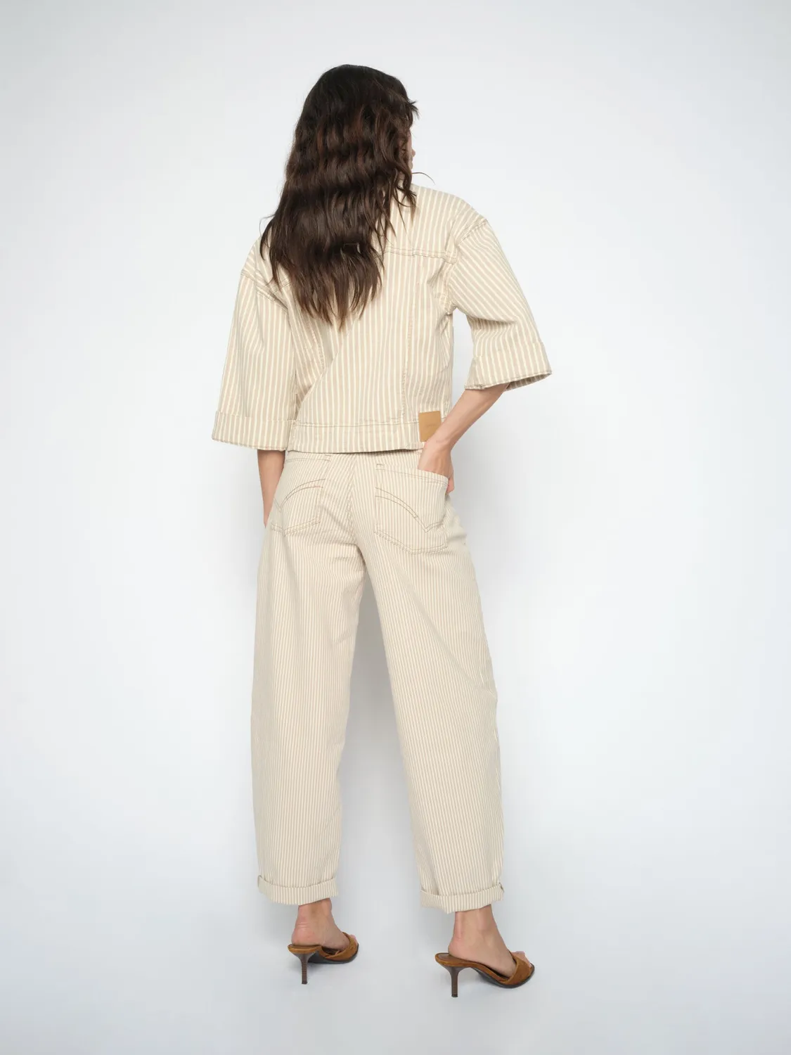 Mos Mosh MMReine Stripe Jacke Damen Doeskin gestreift