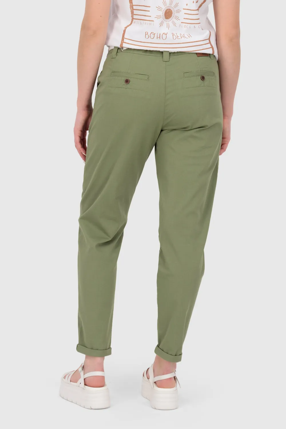 Alife & Kickin HirokoAK A Pants Grün Stoffhose