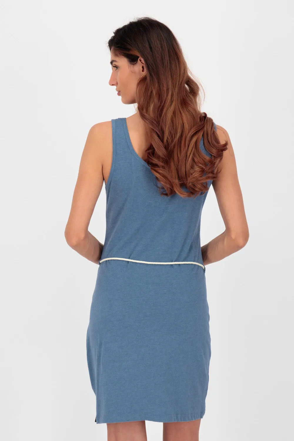 Alife & Kickin JenniferAK A Kleid Blau ärmellos vegan