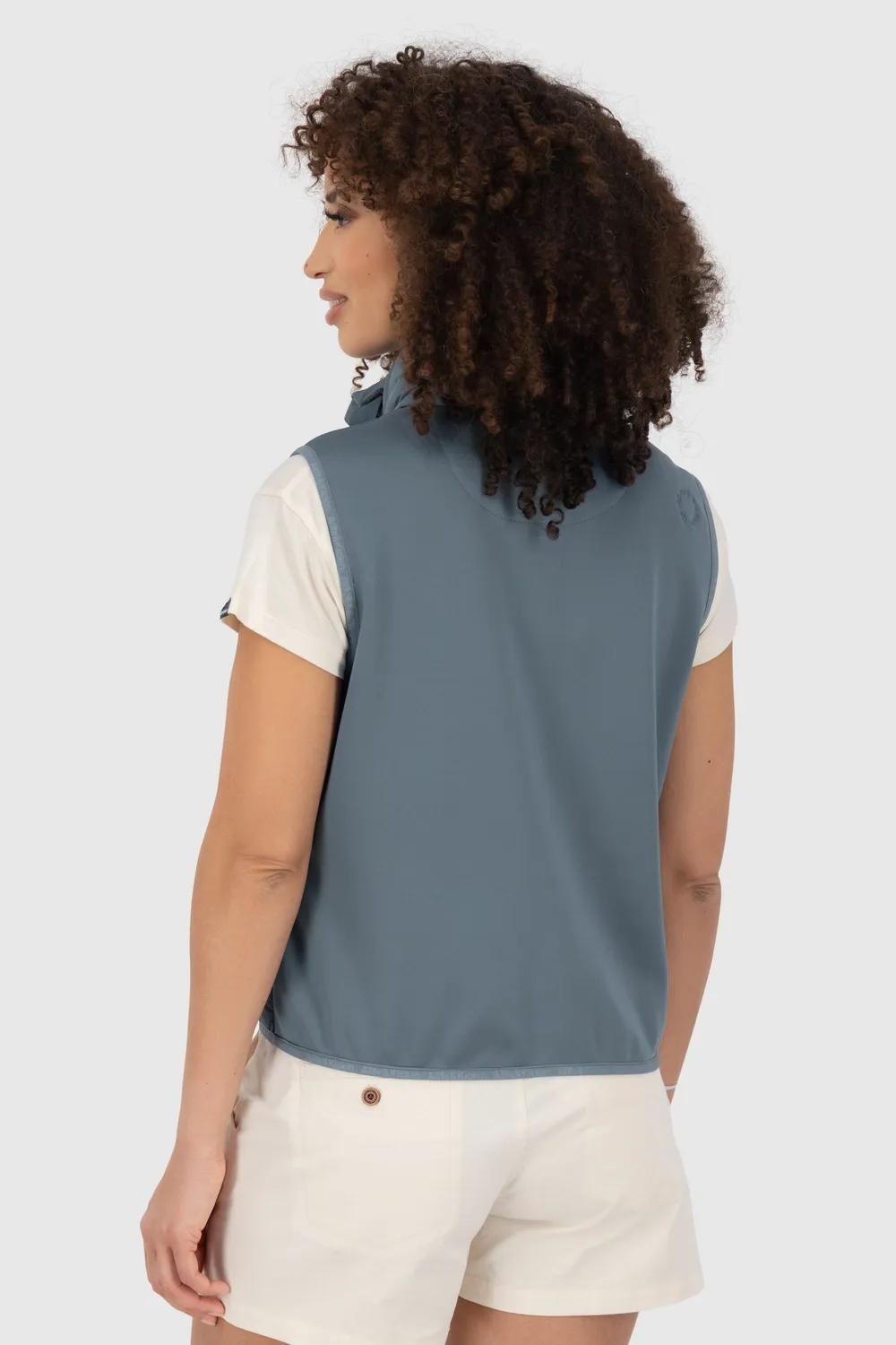 Alife & Kickin RujaAK A Weste Damen Hellblau Stepp