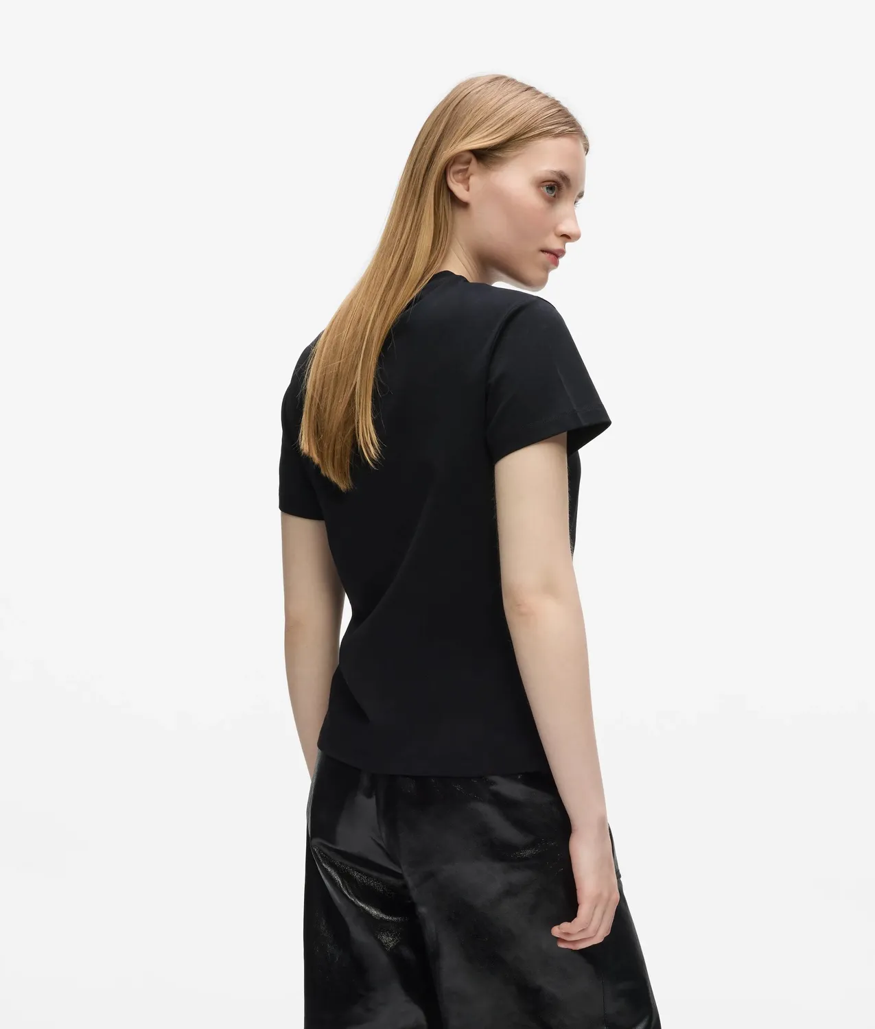 Karl Lagerfeld Knot T-Shirt Damen Bio-Baumwolle