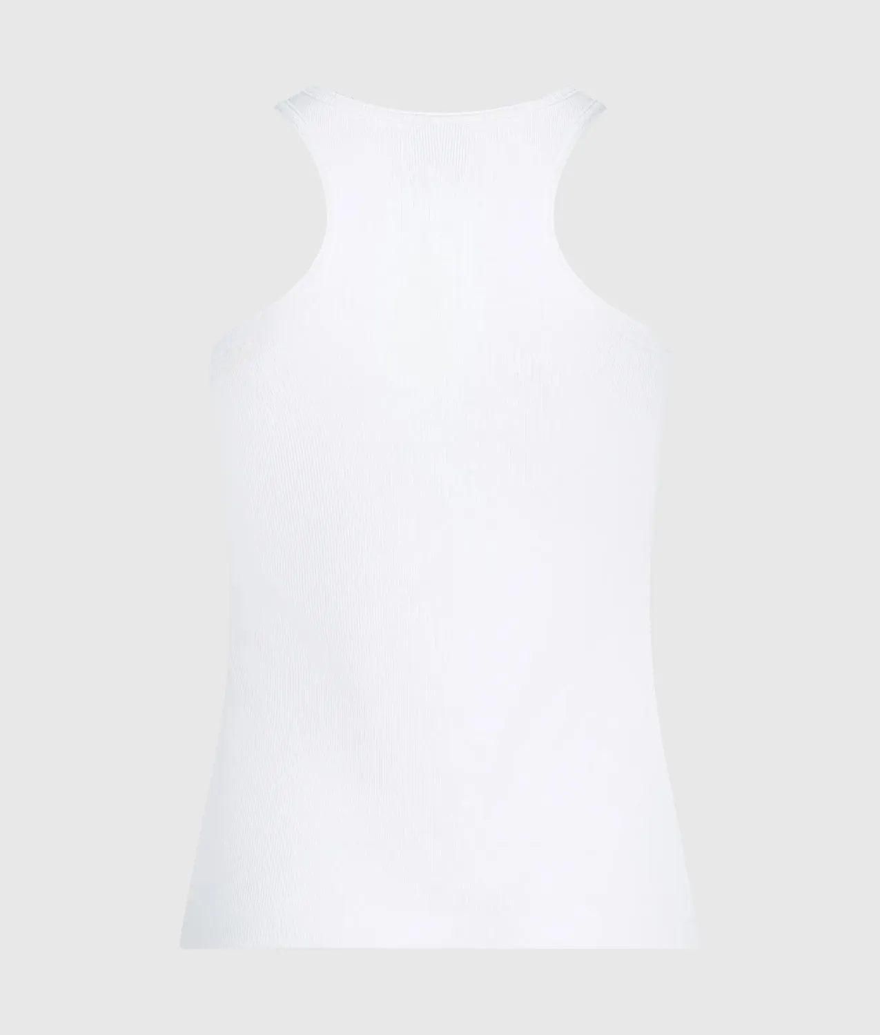 Karl Lagerfeld Jeans Ribbed Logo Tank Top Racer