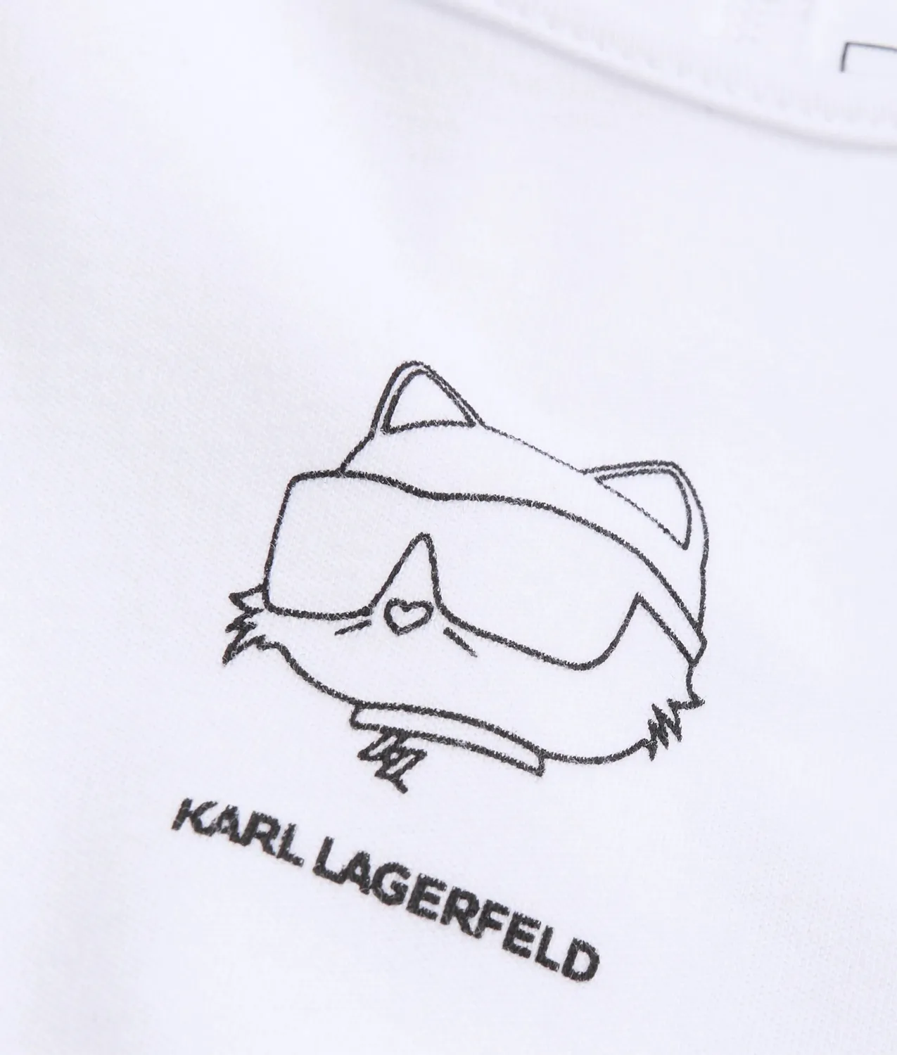 Karl Lagerfeld Ikon Choupette Mädchen Kleid Allover-Print