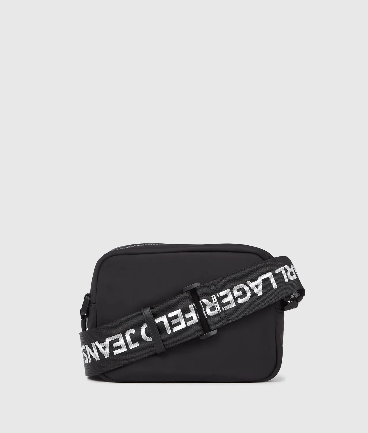 Karl Lagerfeld KL Jeans Nylon Crossbody Umhängetasche schwarz
