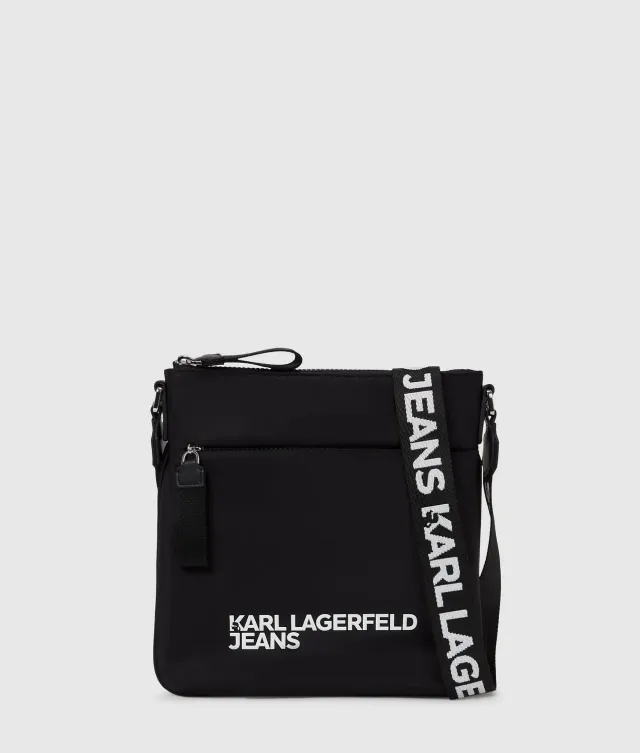 Karl Lagerfeld KL Jeans Crossbody Bag Slim Logo schwarz