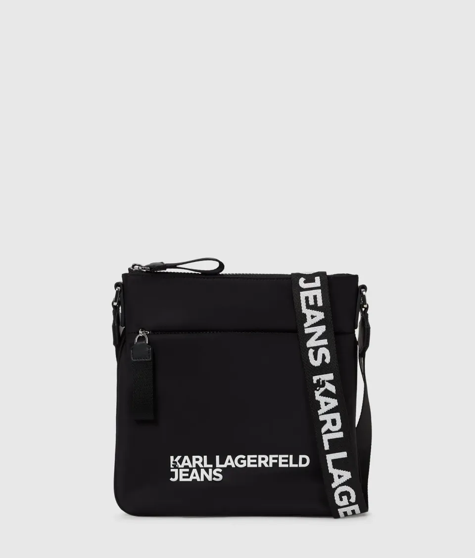 Karl Lagerfeld KL Jeans Crossbody Bag Slim Logo schwarz