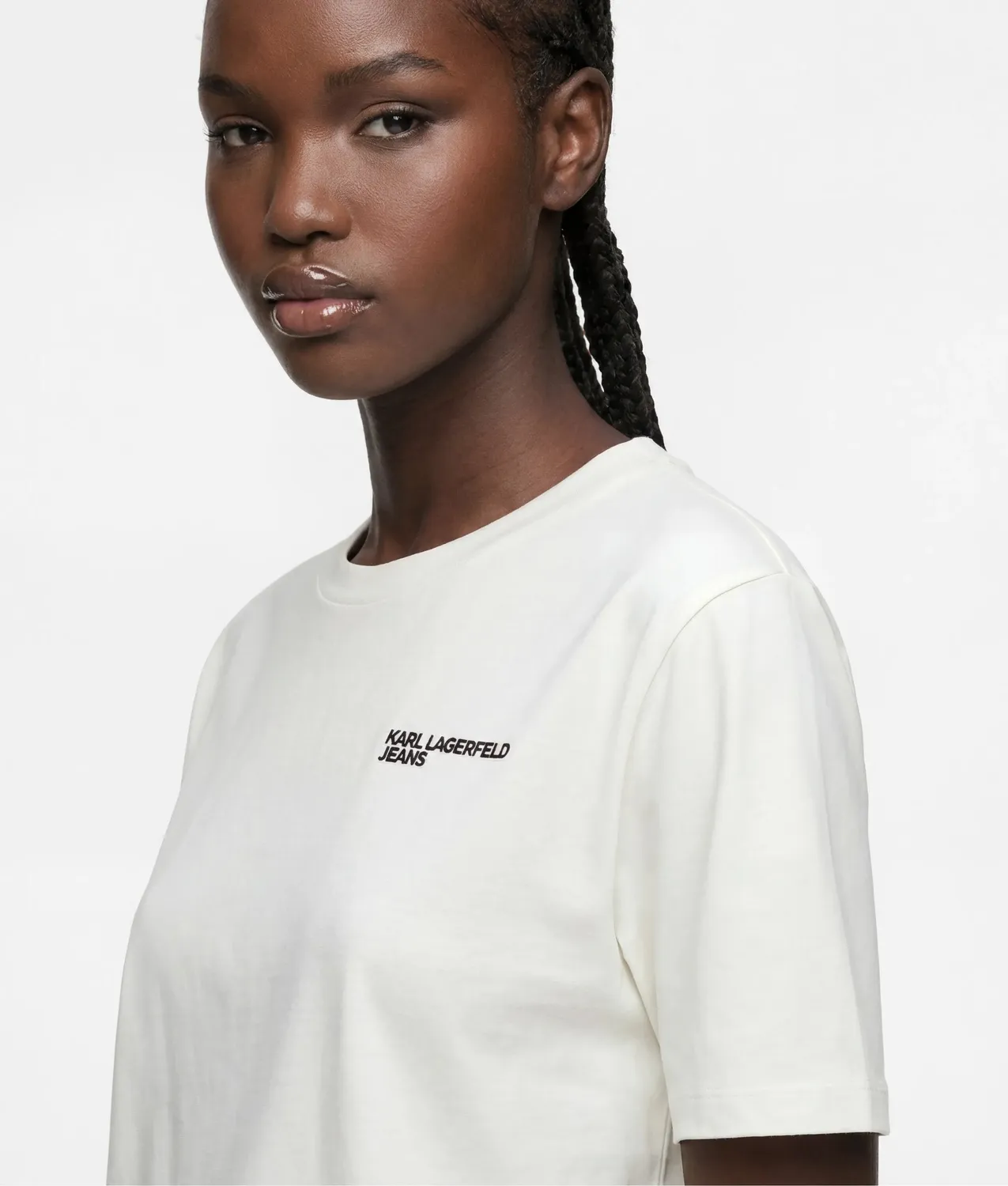 Karl Lagerfeld KL Jeans Tied-hem T-Shirt Baumwolle XS-XL