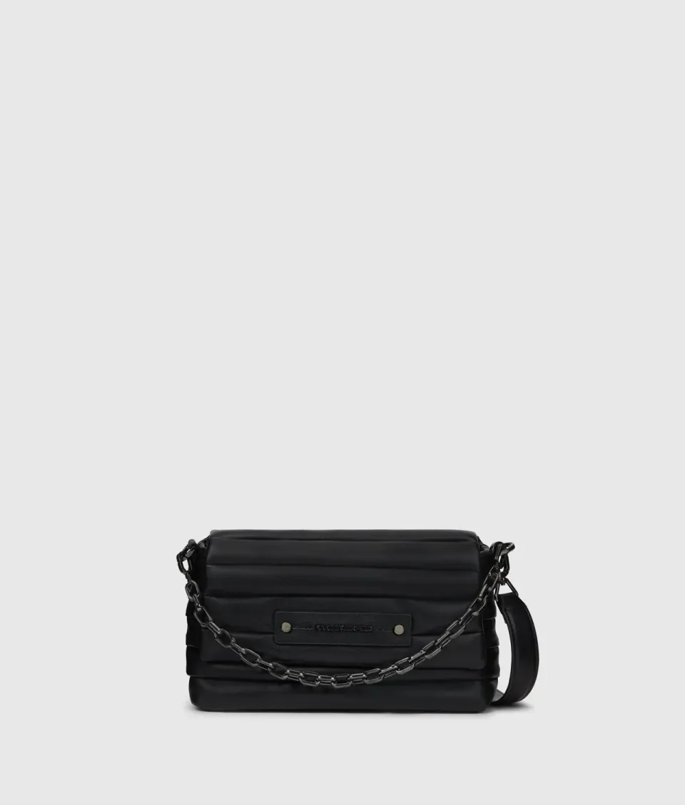 Karl Lagerfeld K/Essential Plie Chain Crossbody gesteppt