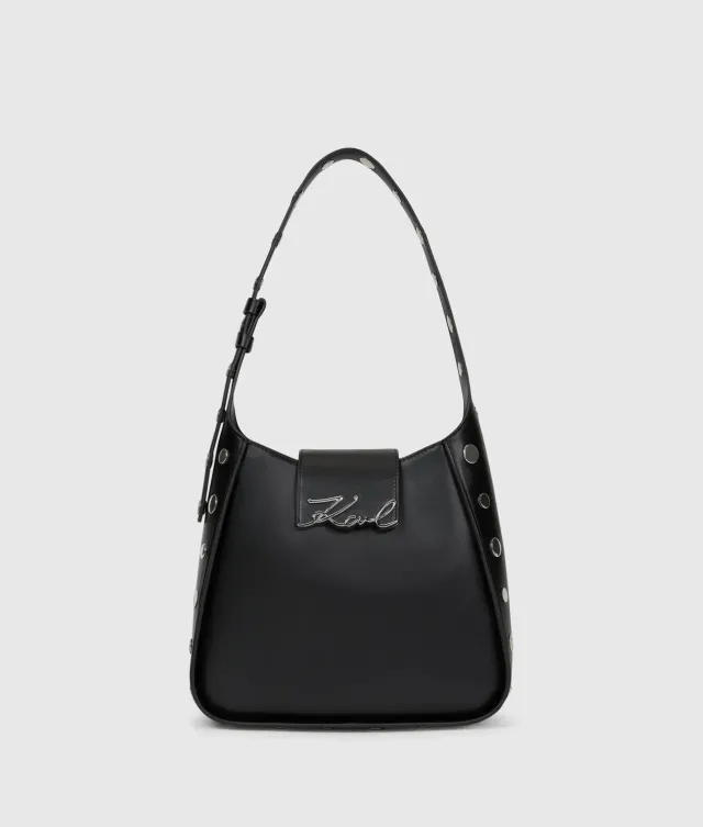 Karl Lagerfeld K/Signature Dome Stud Hobo Bag Damen Nieten