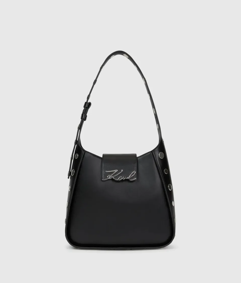 Karl Lagerfeld K/Signature Dome Stud Hobo Bag Damen Nieten