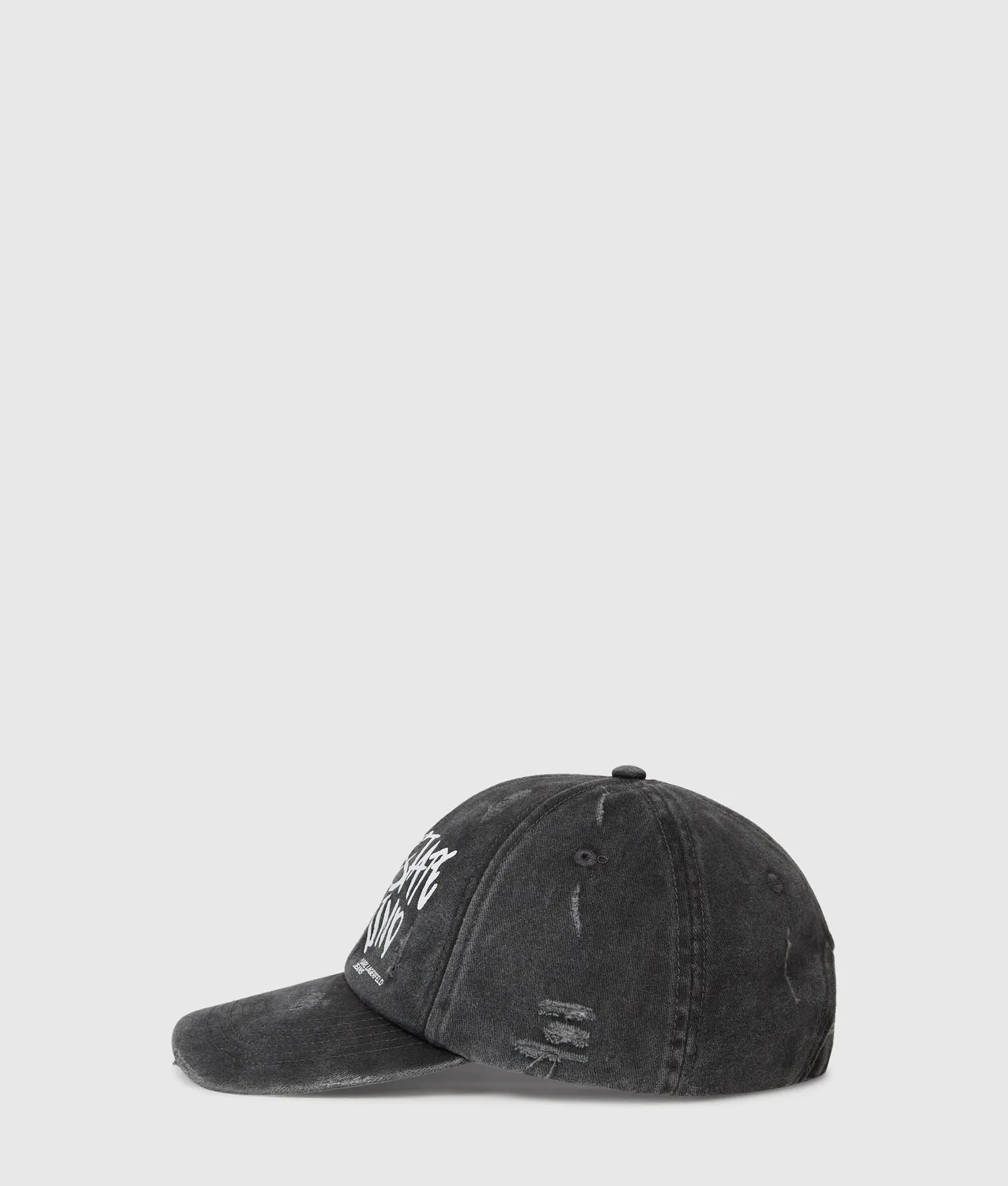 Karl Lagerfeld KL Jeans Washed Karl Quote Cap One Size Canvas