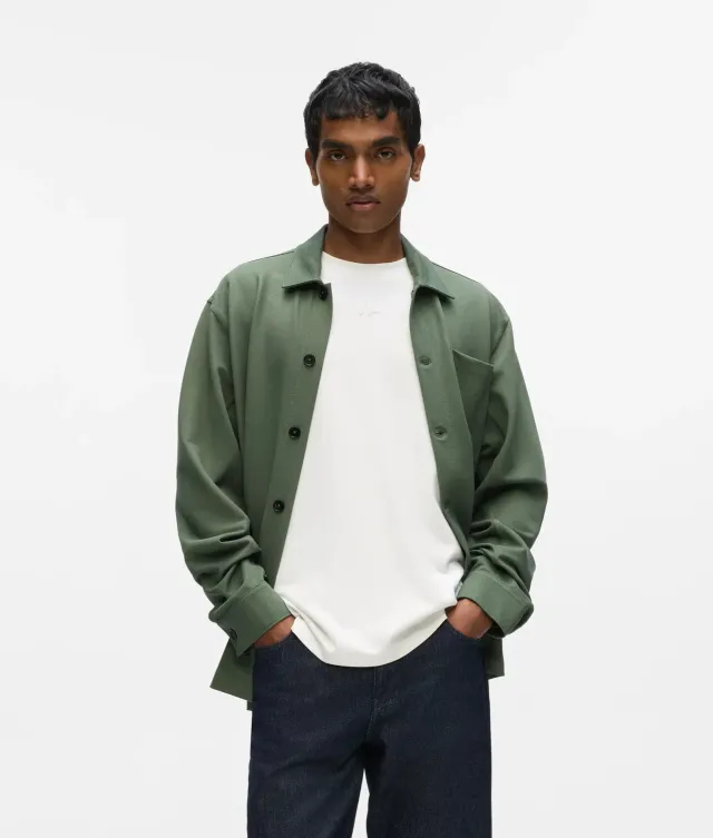 Karl Lagerfeld Buttoned Overshirt Hemdjacke XS-XL Brusttasche