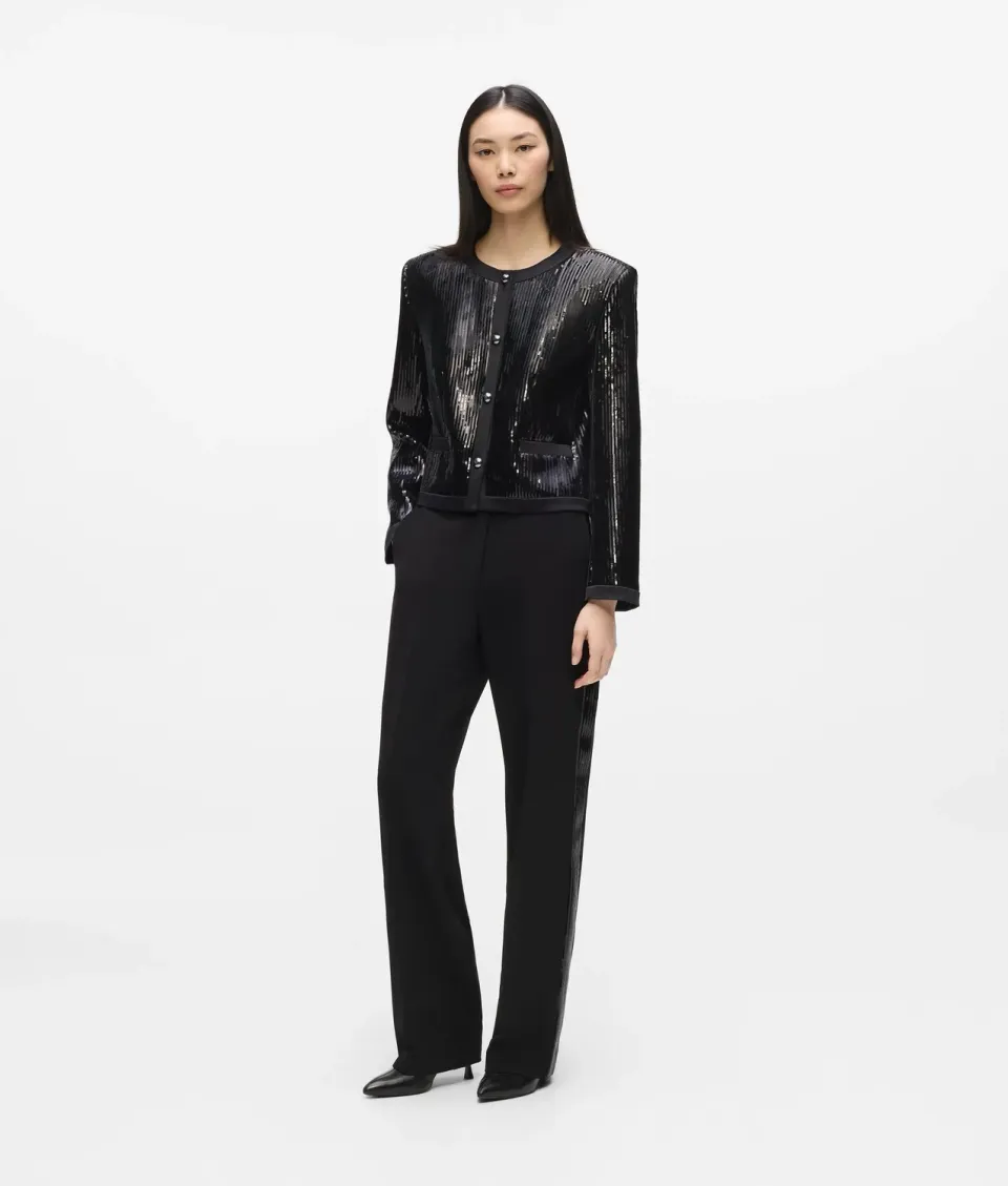 Karl Lagerfeld Sequin Anzughose Pailletten Gr. 4