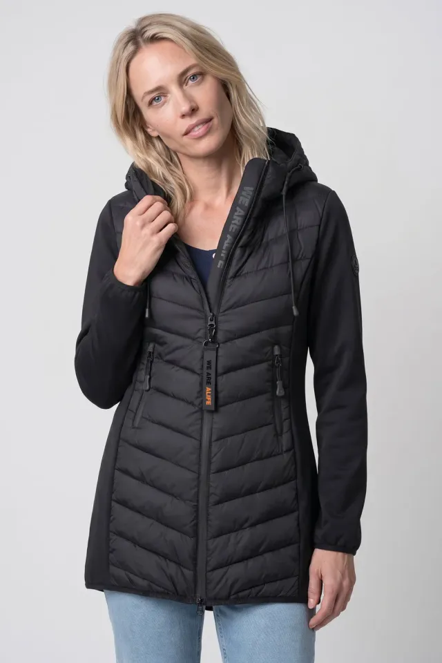 Alife & Kickin YlvaAK A Hybrid Jacke Schwarz Damen
