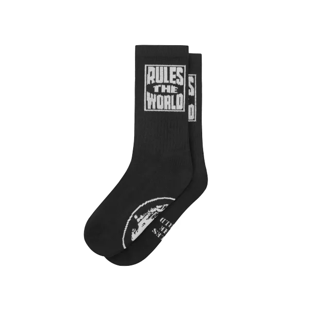 Corteiz RTW Socken schwarz Baumwolle